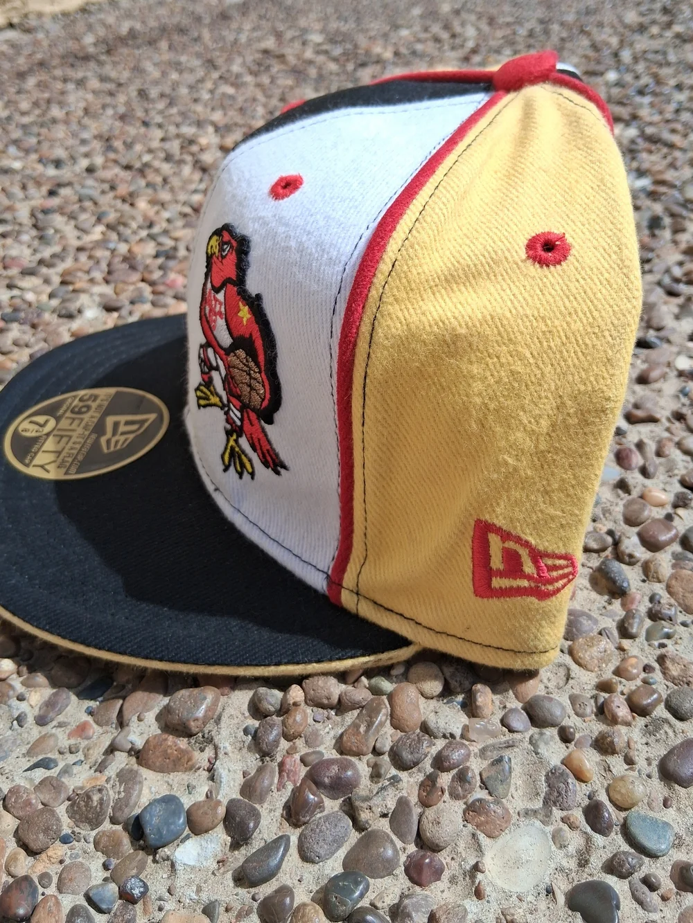 New Era Black, Yellow & Red All-Star 2004 Fitted Cap